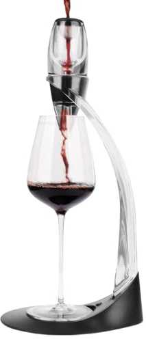 LiangYuanZen Luxury Wine Decanter Set (Red Wine Glasses + Stand), Wine Aerator with Filtration, Acrylic Material, Vacuum Wine Stopper & Elegant Corkscrew, Perfect Wine Accessory for Wine Enjoyment.