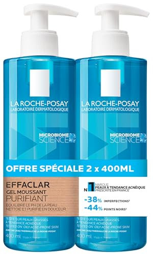 La Roche-Posay Effaclar Reinigungsgel, 2 x 400 ml