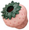 Cabilock Vase Aux Fraises Vase Décoration De Fleurs Séchées Pots De Fleurs Pot De Fleur en Forme De Fruit Jardinière Aux Fraises Rose Céramique