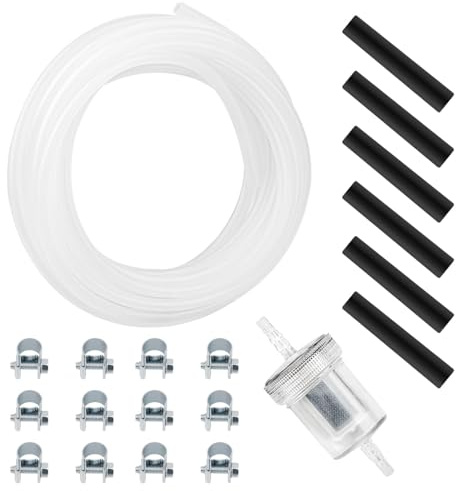 20 Stück Kraftstoff Standrohr Set für Diesel Standheizung teilig 5 m Kraftstoffleitung mit Filter Tankentnehmer Schlauchschellen für Eberspacher Webasto Heizungen Ersatz 1320399A 35320A