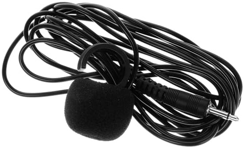 HAKIDZEL Mini Microfono Clip Nero per Flauto e Strumenti, Modello Pickup | Abs, Portatile e Pratico, per Live Speech e Band Performance, Accessorio Sonoro Uso Semplice