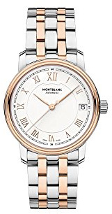 MONTBLANC Tradition Herren-Armbanduhr mit Perlmutt-Zifferblatt 114369