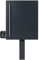 Standbriefkasten + Zeitungsfach anthrazit-grau (RAL 7016) Mocavi Sbox 110R-b Briefkasten mit Pfosten (einbetonieren) Rechtsanschlag freistehend