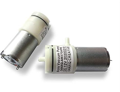Nouvellement fabriqué 370 Moteur Mini Pompe à air, Pompe de surpression, DC 12V Pompe à Vide Pression négative, 2 pièces