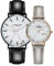 VICTORIA HYDE Analog Quarz Paaruhren für Damen und Herren Lederarmband
