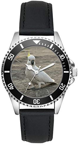 KIESENBERG Kakadu Geschenk Artikel Fan Uhr L-20510