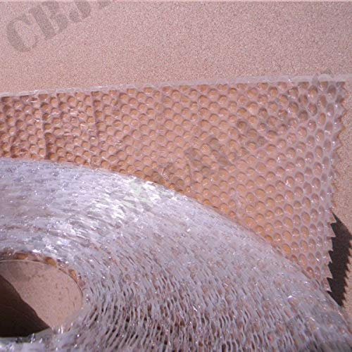 CBJ Emballages - Rouleau Papier Bulle Kraft - Film Emballage Ultra Souple et Résistant - Idéal Pour Déménagement Et Envoi De Colis - 100cm x 50m