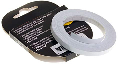cyclingcolors Strisce Adesivi Cerchioni 9MM x 10M Wheel Stripe Rim Tape (Bianco)