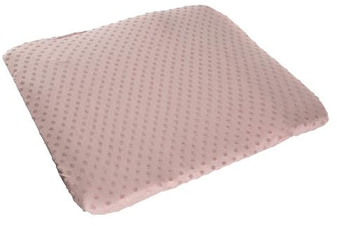 roba organic Spannbezug für Wickelauflagen Lil Planet - für Unterlagen 75 x 85 cm - Abnehmbarer Bezug aus Bio Baumwolle - GOTS zertifiziert - Rosa / Mauve