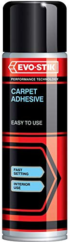 5 x Evo-Stik 30812304 500 ml Carpet Adhesive Light Amber Glue Aerosol Spray
