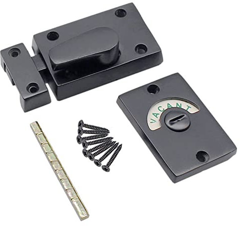 Toilet Indicator Bolt Vacant/Engaged Matt Black