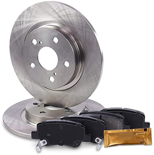 BESTPRICE BESTPRICE Bremsenset Hinterachse inkl. Bremsscheiben Ø 290 mm Voll + Bremsbeläge hinten, Kompatibel mit TOYOTA AVENSIS Kombi (_T27_), AVENSIS Stufenheck (_T27_)