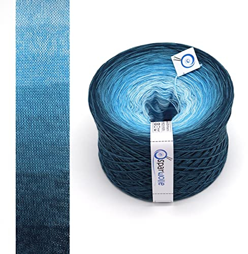 Bobbel – Ombré, Farbverlaufsgarn 267g 4-fädig 1000m zum Stricken und Häkeln, Garn, Wolle, Yarn for knitting and crocheting (207)