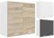 VCM Küchenschrank Breite 60 cm Holztür Hängeschrank Küche Küchenmöbel Esilo Weiß
