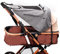 Parasoles para Silla de Paseo, Toldo Cochecito Bebe para Sillas y Capazos, Parasol Silla Paseo Universal con protección lateral, Parasol Ajustable con Protección UV 50+