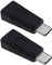 eMagTech 2 Pezzi Adattatore Da Tipo C Maschio A Mini USB Femmina Supporto Per Ricarica E Sincronizzazione Dati Convertitore Per Telefono Cellulare Tablet Fotocamera Digitale Auricolare Bluetooth
