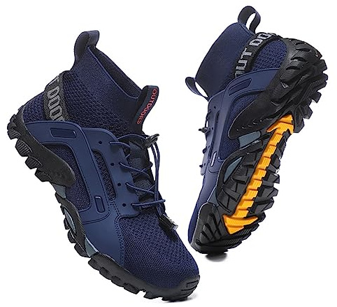 FANSU Chaussures Aquatiques Femme, Homme Montantes Chaussures de Plage Antidérapant Respirant Chaussures de Natation, Léger Chaussons Sport Chaussette Aquatique