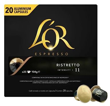 Café L'OR Espresso Ristretto intensité 11-20 capsules