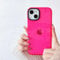 FABSPARK iPhone 12/12 Pro Case, Neon Hot Pink, Fluorescent Transparent, TPU Bumper, Anti-Yellowing, Shock-Absorbent