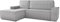 Ecksofa Totti L mit Schlaffunktion und Bettkasten - Cord Stoff - L-Form Couch, Polstersofa, Schlafsofa, Sofagarnitur (Grau (Poso 110), Ecksofa Links)