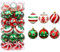 Décorations de Noël Grinch - 30 Ornements d'Arbres en Plastique Suspendus, 2,36 Pouces Balles Colorées