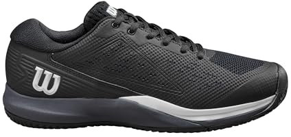 Wilson Herren Rush Pro Ace Tennis Shoe, Black/Ombre Blue/White, 49 1/3 EU