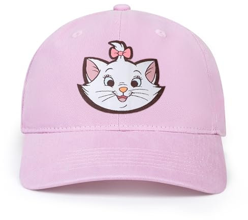 Disney Adult Baseball cap, The Aristocats, Marie Adjustable Dad Hat Cappellino, Rosa, Taglia Unica Donna