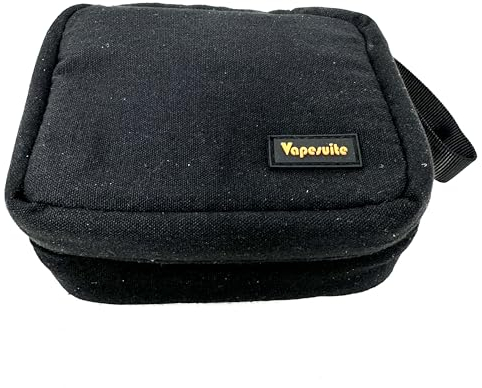 Rigasz Vapesuite Verdampfertasche, klein, weich, Schwarz, Schwarz , 15 x 12, Modern