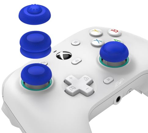 GameSir Juego de Agarres de Pulgar Precision | Edición Universal para PS4, PS5, Xbox, Switch y Mandos GameSir | Paquete de 8 | Lapis/Onyx/Ruby/Gris (Lapis)