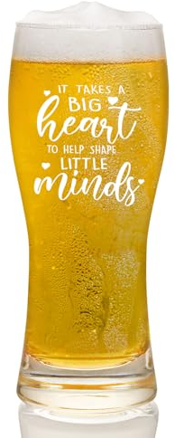 Joymaking Beer Glass Teacher Gifts - Graduation & Appreciation Gifts 15oz