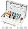 Kit universel de clés dynamométriques pour implant dentaire avec tournevis à cliquet réglable à couple réglable, 16 pièces, entièrement autoclavable, 10-70 Ncm, sécuriser/démonter les restaurations