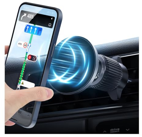 Adunsiaoto Magnetische Auto Handyhalterung, Magnetische Handyhalter 360° Drehung Für Smartphones, Universeller Belüftung Auto Handyhalterung Magnetisch Air Vent Mount
