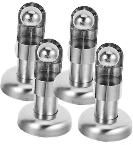 FOYTOKI 4 Stück Wc Trennwandfuß Aus Edelstahl 304 Hochglanzpoliert Stabile Toilettentrennwandbeschläge Für Öffentliche Sanitärräume