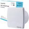 Aygrochy Ventilador extractor de aire de 150 mm, extractor de baño Silencioso, Bajo consumo, Ideal para Baño,Cocina,Inodoro,Calidad