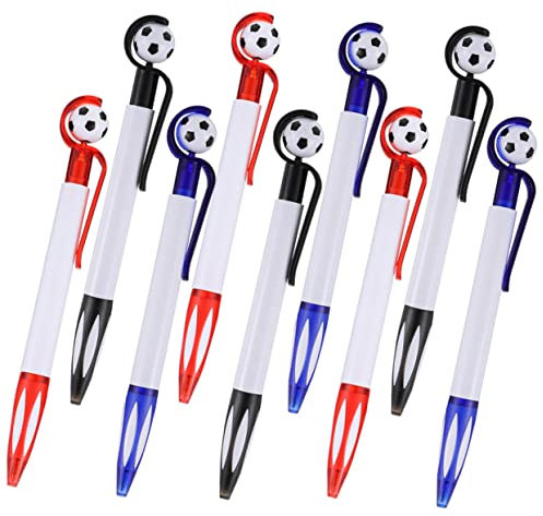 Lurrose Set Di Penne A Sfera Da Calcio Strumenti Di Scrittura Per Ragazzi E Ragazze Penne Per Scrittura Scolastica Bomboniere Per Feste Di Calcio Decorative
