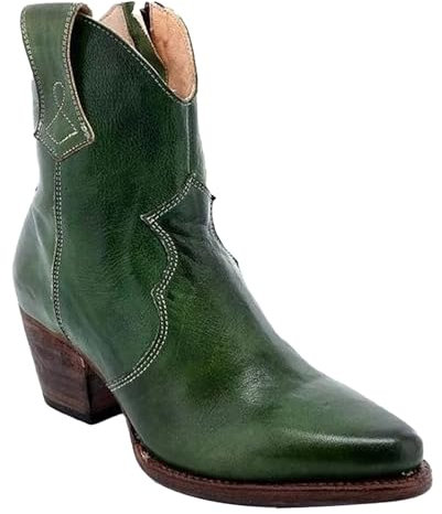 Generico Stivali da Donna Eleganti, Stivali Corti Donna Morbidi con Tacco, Scarponcino Vintage Boots Corti Comoda Stivali Texani Donna Casual Stivali Alla Moda da Donna