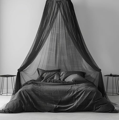Moskitonetz Bett für Doppelbett, Großes Moskitonetz Reise Betthimmel Mückennetz Feinmaschiges als Moskitoschutz Baldachin, Himmelbett Vorhänge Anti Insektenschutz füR Baby, Kinder, Schlafzimmer Deko