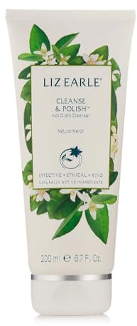Liz Earle Cleanse & Polish Hot Cloth Cleanser 200mL - Natural Neroli Scent - Cleansing & Exfoliating - Face - Cream Cleanser