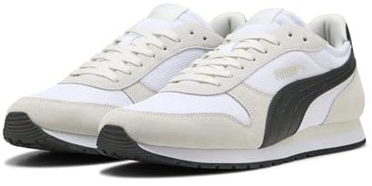 PUMA Zapatillas ST Miler Unisex 46, White Black Vapor Gray
