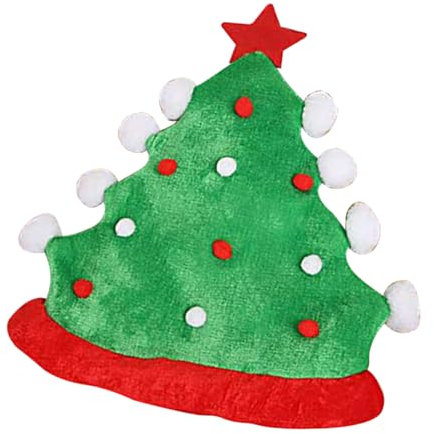 JEWEDECO Weihnachtsbaum Mütze Aus Kreative Party Deko Weihnachtsbaum Kostüm Karneval Fotorequisite Für Erwachsene Und Familien Festliche Weihnachtsfeier Accessoire