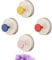 YALiya 4 Pièces Crochet Ventouse pour Cuisine et Salle de Bain, Réutilisable Porte Serviette Ventouse, sans Percage Patères Murales Fort Multifonction Crochet pour Peignoir Luffa Manteau