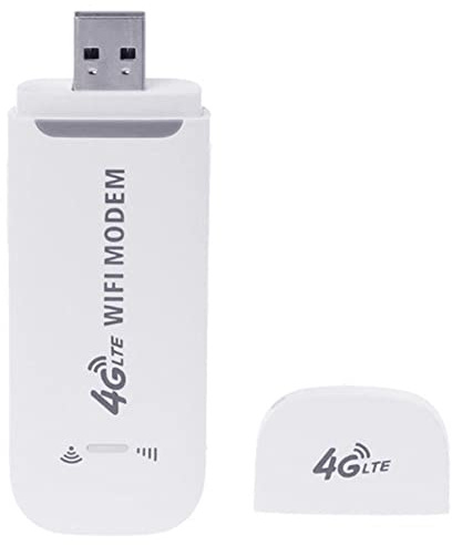 Pesfehhy 4G LTE USB Modem Netzwerkadapter mit WiFi Hotspot SIM Karte 4G Wireless Router für Win Xp Vista 7/10 10.4