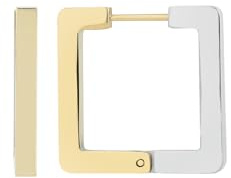 Akzent Wasserfeste Edelstahl Ohrringe Creolen Damen in Gold, 100% Wasserfest & Hautverträglich