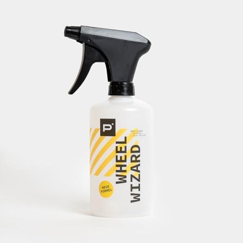 P4 CARE Wheel Wizard – Auto Felgenreiniger mit Farbindikator, Alufelgenreiniger, Magnesium- & Carbonfelgen, Felgenpflege,Geeignet für Keramik-Bremssysteme