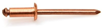 500 Rivets Aveugles Tête Ronde GORIVET CU TRS 4 x 8 mm - Cuivre/Acier - D-Work