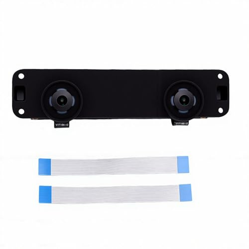 Fabater Fotocamera Stereo USB, Modulo Fotocamera USB con Otturatore Globale da 1,3 MP 1080P 120FPS, Webcam Ad Alta velocità con Doppia Lente di Sincronizzazione per Robotica