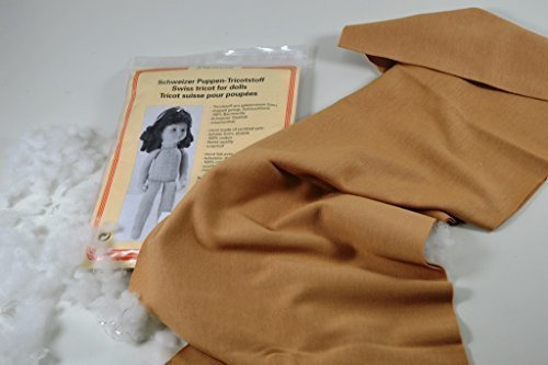 GLOREX Stoff Puppentrikot extra fein beige, ca. 25x160 cm