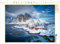 CALVENDO Puzzle Hamnøy auf den Lofoten nach einem Wintersturm 1000 Teile Puzzle quer | 1000 Teile Lege-Größe 64 x 48 cm Foto-Puzzle für glückliche Stunden
