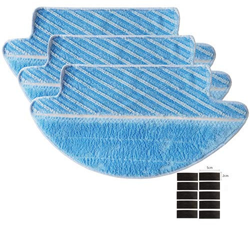 Sweet D Paños Compatible con Conga 3090 Cecotec, 3 Pzs