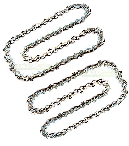 perfektGarten 2 x saw chains, 40 cm, 1.3 mm, 3/8 inch, 57 TG suitable for Einhell BG-EC 1840, BG-EC 2240, BG-EC 2040, PKS 1840, PKS 1635 chainsaw.